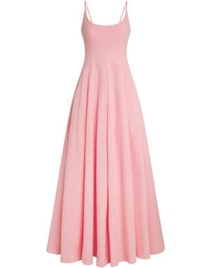STAUD Cotton-Blend Joy Maxi Dress - Pink